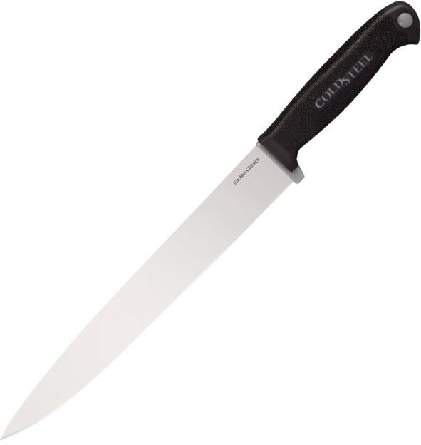 Cold Steel Slicer 13.85in Kitchen Knife, Black/Silver, 13.88in, CS-59KSSLZ