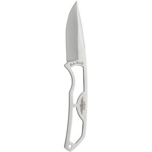 KA-BAR Knives Rambler Skeleton Fixed Blade Knives, 2.375in, 5Cr15 Stainless Steel, Clip Point, Black, 7001BP