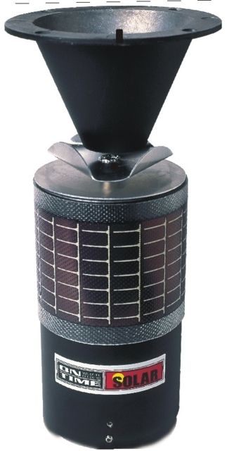 On Time Wildlife Feeders Solar Fish Feeder Only, Black, 11116