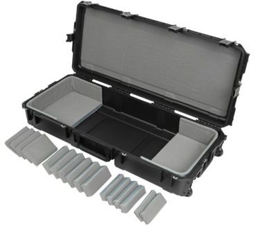 SKB Cases iSeries 61-note Keyboard Case, Black, 39.5in x 16in x 5.63in, 3i-4217-TKBD