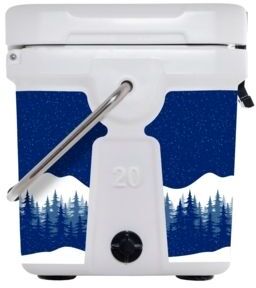 Mammoth Coolers Cruiser 20 Hard Cooler, Colorado Decal Wrapped, White, MC20W-NL-CO1-DW