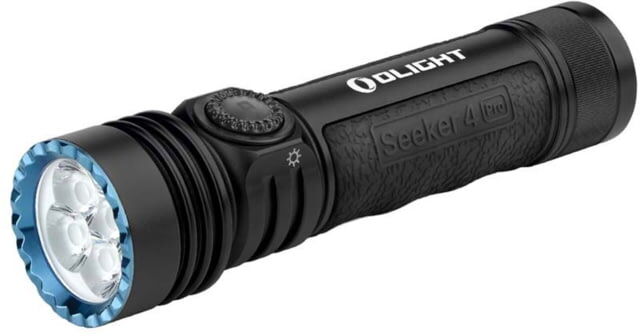 Olight Seeker 4 Pro CW LED Rechargeable Flashlight, 4600 Lumen, Black, FL-OL-SEEKER4PRO