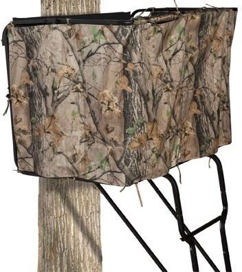 Muddy Deluxe Universal Blind Kit, includes 2-piece reusable plastic snap fasteners, Carry Bag, Camo CA100