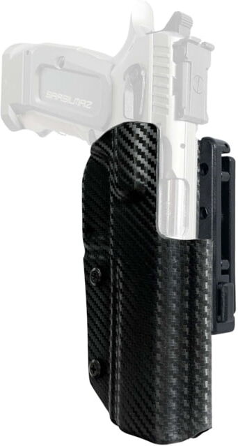 Black Scorpion Outdoor Gear SAR K-12 Sport Pro IDPA Competition Holster, Right, Carbon Fiber, HC03-IDPA-SARK12-CFRH