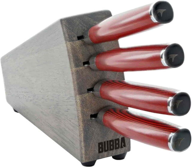 Bubba Blade Steak Kitchen Knife Set, 4.5in, Stainless Steel, G10 Handle, 1137660