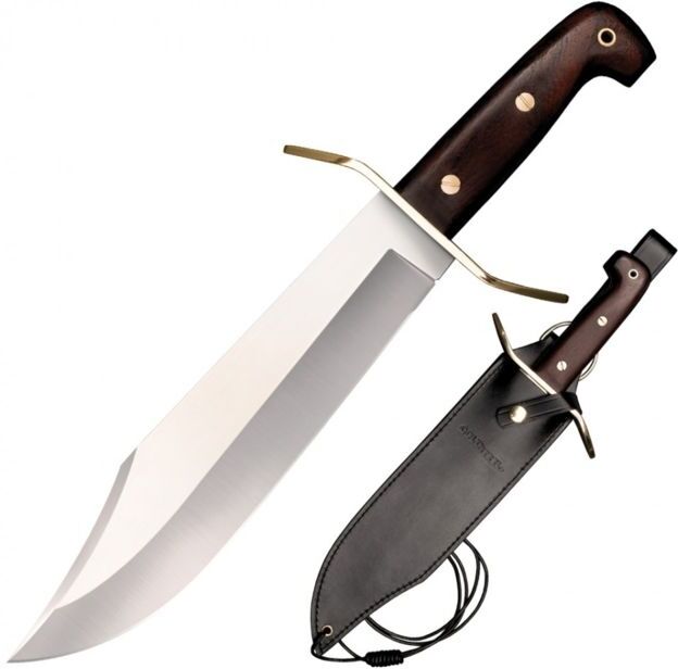 Cold Steel Wild West Bowie, 10 3/4in Blade Length, 1090 Carbon Steel Knife, CS-81B