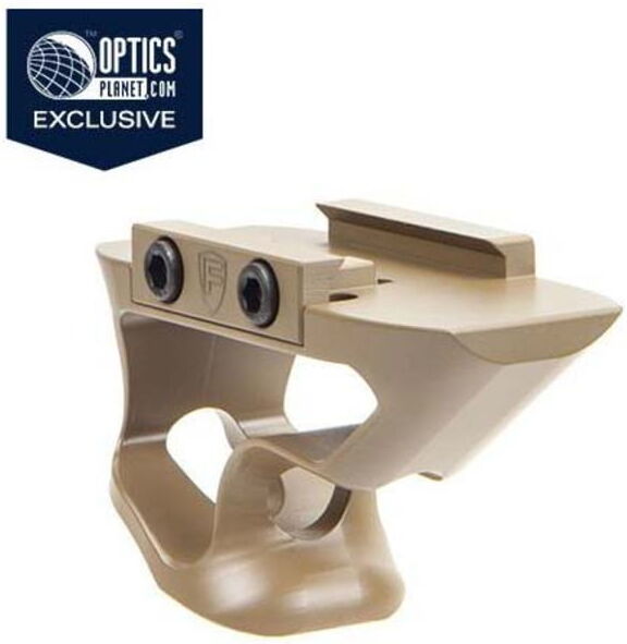 OpticsPlanet Exclusive Fortis Manufacturing Shift Short Angled Firearm Grip, Picatinny, OP Tan, Small, SHIFT-ANG-PIC-OP