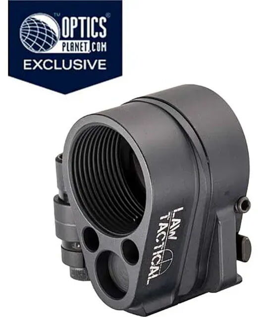 OpticsPlanet Exclusive Law Tactical AR Folding Stock Adapter Gen 3-M, Stealth Gray, 674