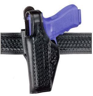 Safariland 200 Top Gun Level I Retention Holster, Smith & Wesson Model 6906/Smith & Wesson Model 496, Left Hand, Basketweave, Black, 200-20-182