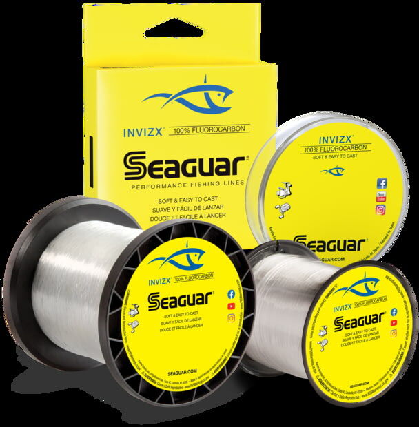 Seaguar InvizX Fishing Line, 600 yards, 8 lbs, 08VZ600