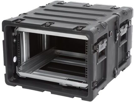 SKB Cases 6U Removable Shock Rack, Rackable Depth 20in, Black, 24in x 19in x 10.5in, 3RR-6U20-22B