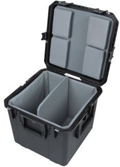 SKB Cases iSeries Waterproof Utility Case w/Padded liner, Black, 19.62in x 19.46in x 16.86in, 3i-1717-16LT