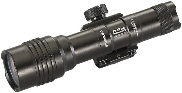 Streamlight ProTac Rail Mount LED Long Gun Light, CR123A, 60 Lumens, Black, 88059