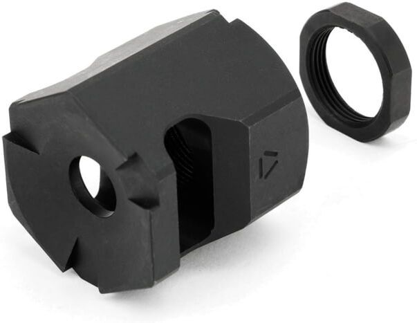 Strike Industries X-Comp Mini Cookie Cutter 02 for M18x1 RH, Black, One Size, SI-XCOMP-CC-02