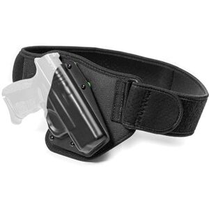 Alien Gear Holsters Low Pro Belly Band IWB Holster, Smith & Wesson M&P Shield/M2.0/Shield Plus 9mm/40, Right Hand, Black, Large, 00193858309545