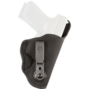 DeSantis Variable 87 IWB Nylon Holster, Fits Most Large Frame, DOUBLE, ACTION, SEMI Autos UP to A 4in, Barrel, , Right Hand, Nylon, Black, M93BALAZ0