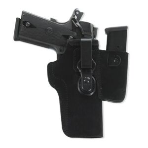 Galco Walkabout 2.0 LWB Leather Holster, Glock 17, Ambidextrous, Premium Centercut Steerhide, Black, WK2-224B