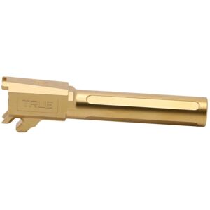 True Precision Pistol Barrel, 9mm, 1/2x28 Thread, Sig P365 XL, Non-Threaded, Gold TiN, Sub-Compact, TP-P365XLB-XG