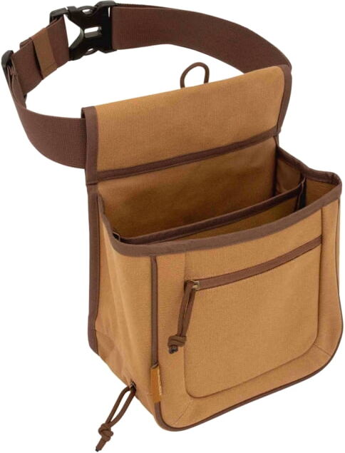 Allen Rival Shell Bag, 52in Waist Belt, Caramel Brown, Double Compartment, 8332