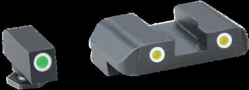 Ameriglo Complete Pro Series Night Sight Sets - Green Front / Yellow Rear - For Glocks 20/21 GL-235