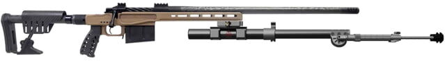 BipodeXt Hunter PRO XL Rifle Stabilizer, Black Hard Anodized, AS-2023-HPX-B