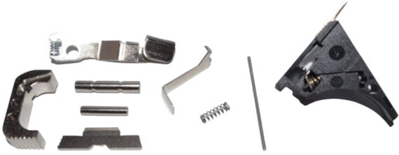 Centennial Defense Systems Glock 43 Lower Parts Kit, 2.5lb Mag Catch Spring, 25% Power Trigger Spring, Nickel, LPK-EXT-MOD22