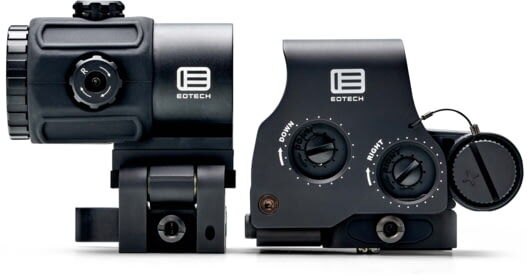 EOTech HHS-VI Complete System Red Dot Sight w/EXPS3-2 HWS, G43 Magnifier w/ QD Switch-To-Side Mount, Black, HHS VI