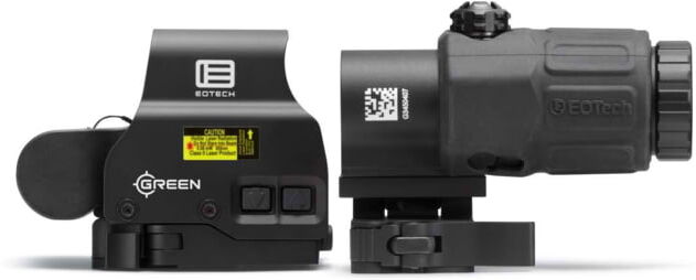 EOTech Holographic Hybrid Green Dot Sight w/ G33 Magnifier and STS Mount, Black, HHS-GRN