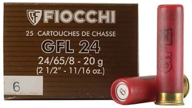 Fiocchi Specialty Shotgun Shells 24 Gauge 11/16oz 2.5in 7 Shot Shotgun Ammunition, 24PL17