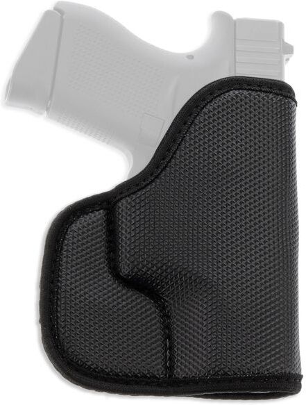 Galco StukOn-U Pocket Leather Holster, Ambidextrous, Taurus 738 TCP, Colt Mustang, Kahr P380, Kel Tec P32/P3AT, Kimber Micro 9/Solo 9mm, Ruger LCP/LCP II, Black, SOU436B