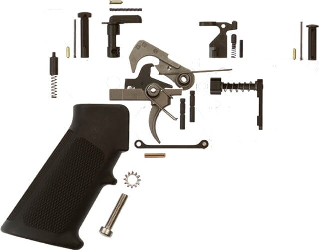 Gun Nuts Match Nickel PTFE - Lower Parts Kit, SI-LPK-P3