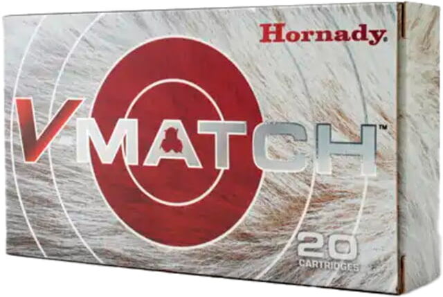 Hornady Vintage Match 6.5 Creedmoor 100 Grain Eld-Vt Brass Cased Rifle Ammo, 20 Rounds, 81504