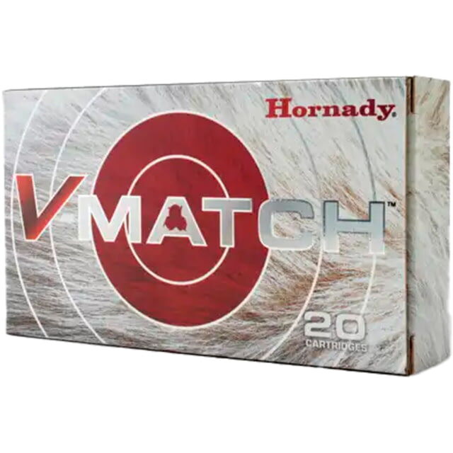 Hornady Vintage Match 6Mm Creedmoor 80 Grain Eld-Vt Brass Cased Rifle Ammo, 20 Rounds, 81397