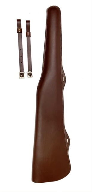 Hunter Company Leather Lever Action Scabbard with Scope, Antique Brown, 0402L