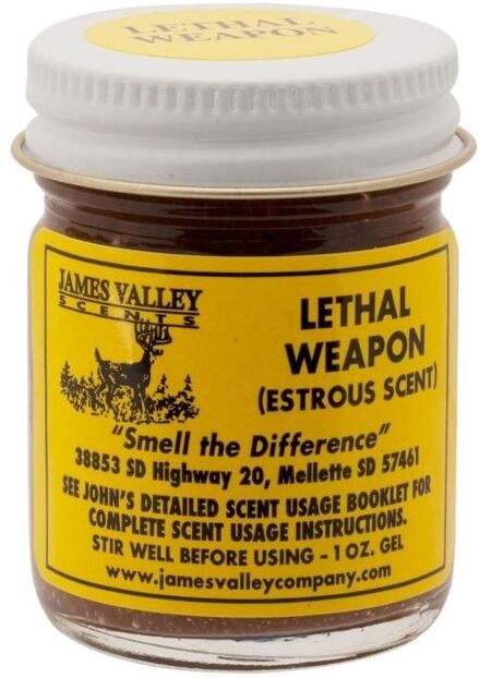 James Valley Gel Scents, Lethal Weapon Buck Lure 1 oz., 17467