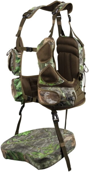 Knight & Hale Run N Gun Turkey Hunting Vest, 198 cubic in, Mossy Oak Obsession, KHT0066