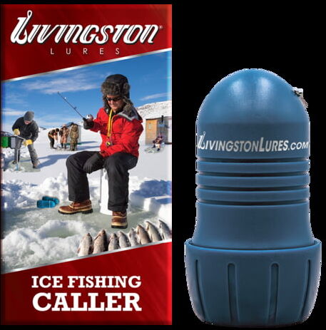 Livingston Lures Caller Series Lure, Ice Fishing, Blue, 11100