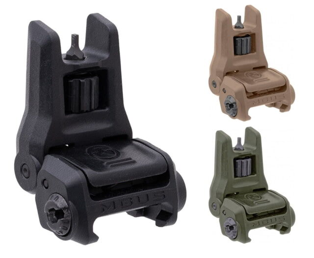 Magpul Industries MBUS 3 Sight, Front, AR10, AR15, M4, M16, M110, SR25, Olive Drab Green, MAG1166-ODG