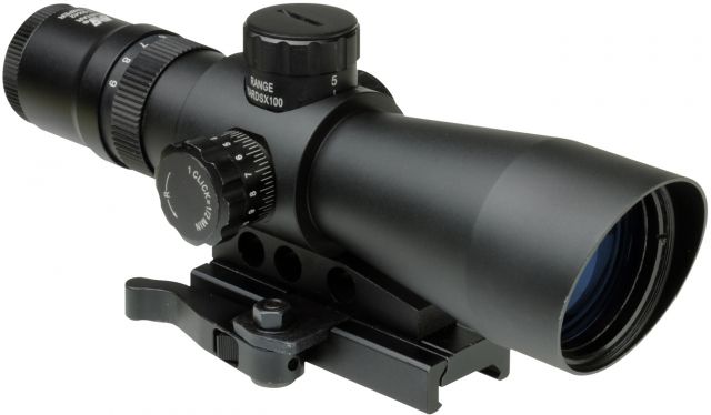 NcSTAR 3-9x42mm Mark III Tactical Series Rifle Scope, P4 Sniper Reticle, Black STP3942GV2