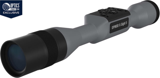 OPMOD ATN X-Sight 5, 5-25x, UHD Smart Day/Night Hunting Rifle Scope in Wolf Grey w/ Quick Detach Mount, Wolf Grey, DGWSXS5255OPWG