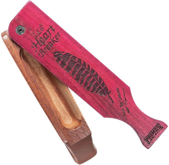 Primos Hunting Primos Turkey Box Call Lil Heart Breaker, Brown/Purple, 230