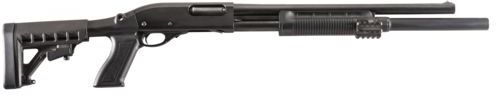 ProMag Archangel Tactical Shotgun Stock System for Remington 870,20 Gauge w/Receiver Mount Shell Carrier,Polymer, Black, AA87020-SC