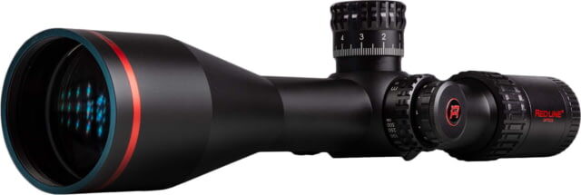 Red-Line Optics F4U Corsair II 5-30x56mm Rifle Scope, 34mm Tube, First Focal Plane, Zero Stop, Illuminated Tactical/Hunting Reticle, Black/Red, O2-Z846-JLNG