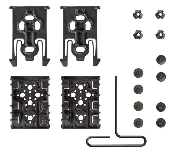 Safariland Kit1 Equipment Locking Kit,, 2 Els Locking Forks & 2 Els Receiver Plates, Coyote Brown, Single Kit Only ELS-KIT1-76