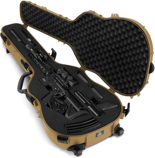 Savior Equipment Ultimate Guitar Single Rifle Case, Dark FDE, 45in H x 17in L x 5in W, RC-GT-ACOUSTIC-TN