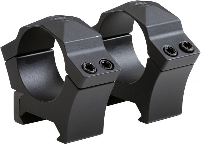 SIG SAUER Alpha Hunting Rifle Scope Rings, 1in, High, Black SOA10008