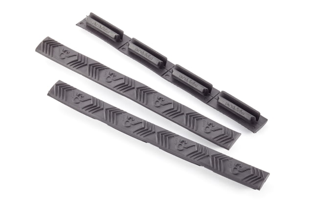 Wilson Combat M-LOK Rail Cover, 4 Slot, Package of 3, Black, TR-MRC-BLK