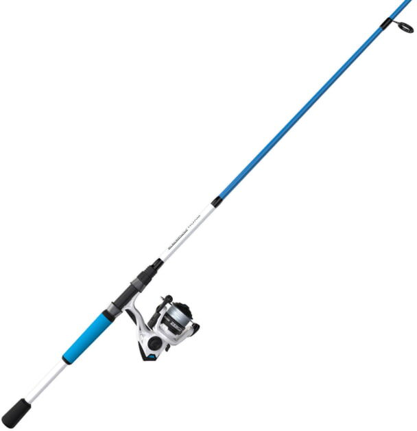 Zebco Roam Spinning Combo Rod, 6ft, Medium-Light, Moderate-Fast, 2 Pieces, 20 Size, Blue, ROAMBL20602ML.NS3