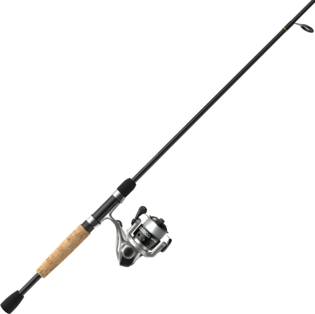 Zebco Spyn Spinning Combo 2 Piece M Cork/Fiberglass, Size 20, 5.3-1 Ratio, 3Bb w/ 8# Line, 6ft 6in, SPYN20662M.NS3