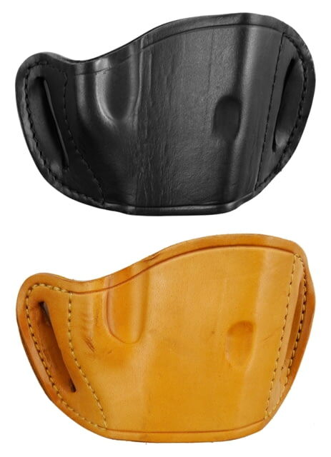 Photos - Pouches & Bandoliers Bulldog Cases & Vaults Molded Leather Belt Slide Holster - Large, Black ML 